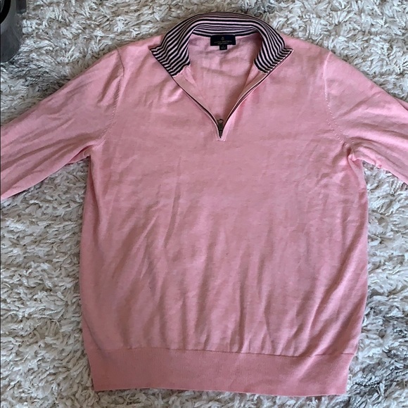 NWOT Brooks Brothers Supima® Half-Zip Sweater - Picture 3 of 7